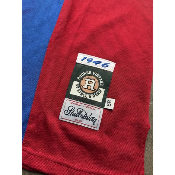 Holcombe Rucker 1946 Rucker Vintage Stall & Dean Basketball Jersey NWT 4XL (58) - Picture 8 of 12